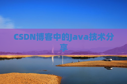 CSDN博客中的Java技术分享